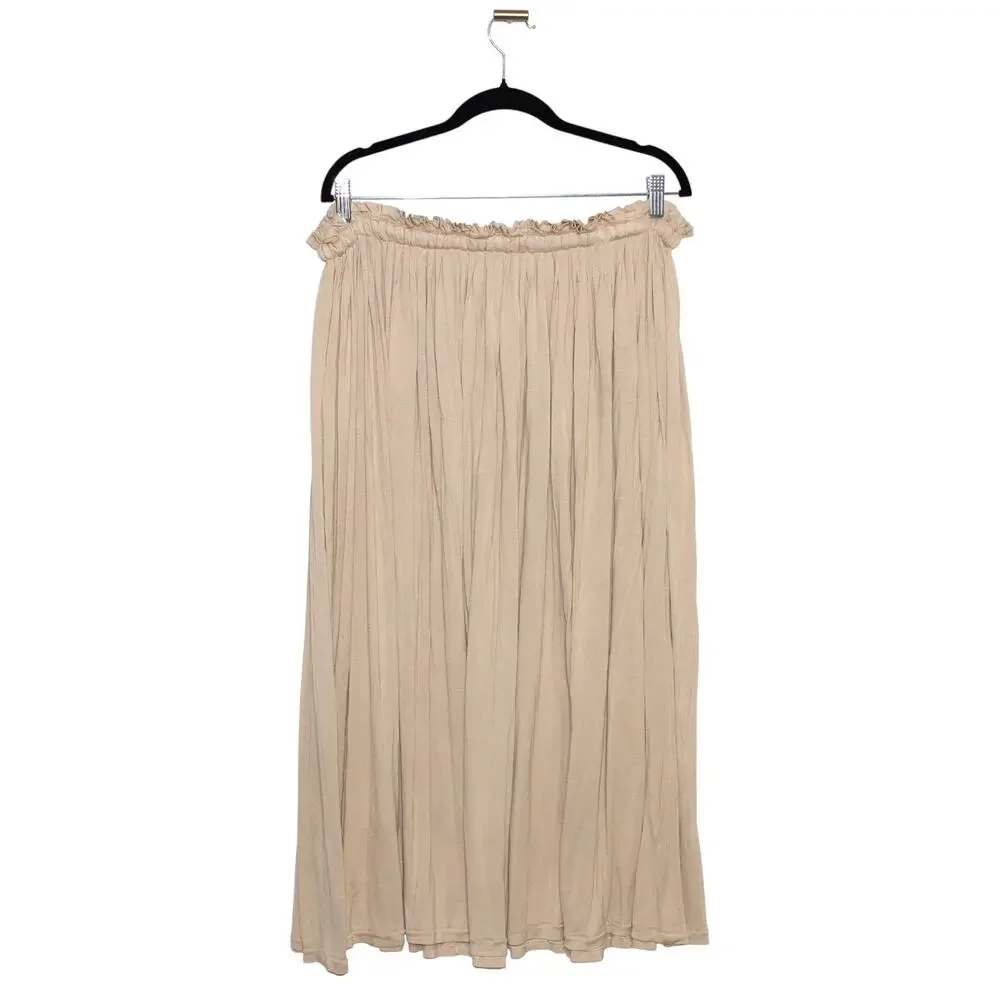 Ipekyol Tan Beige Maxi Skirt Size 10